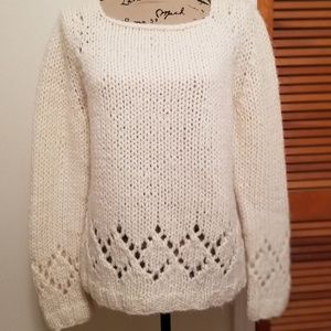 Real Clothes Wool/Alpaca Blend Knitted Sweater Md